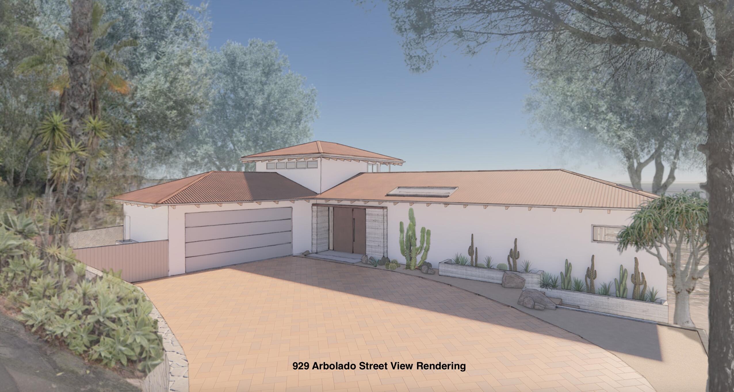 929 Arbolado Road Santa Barbara, CA 93103 - Photo 17 of 29 front view of a house with a yard