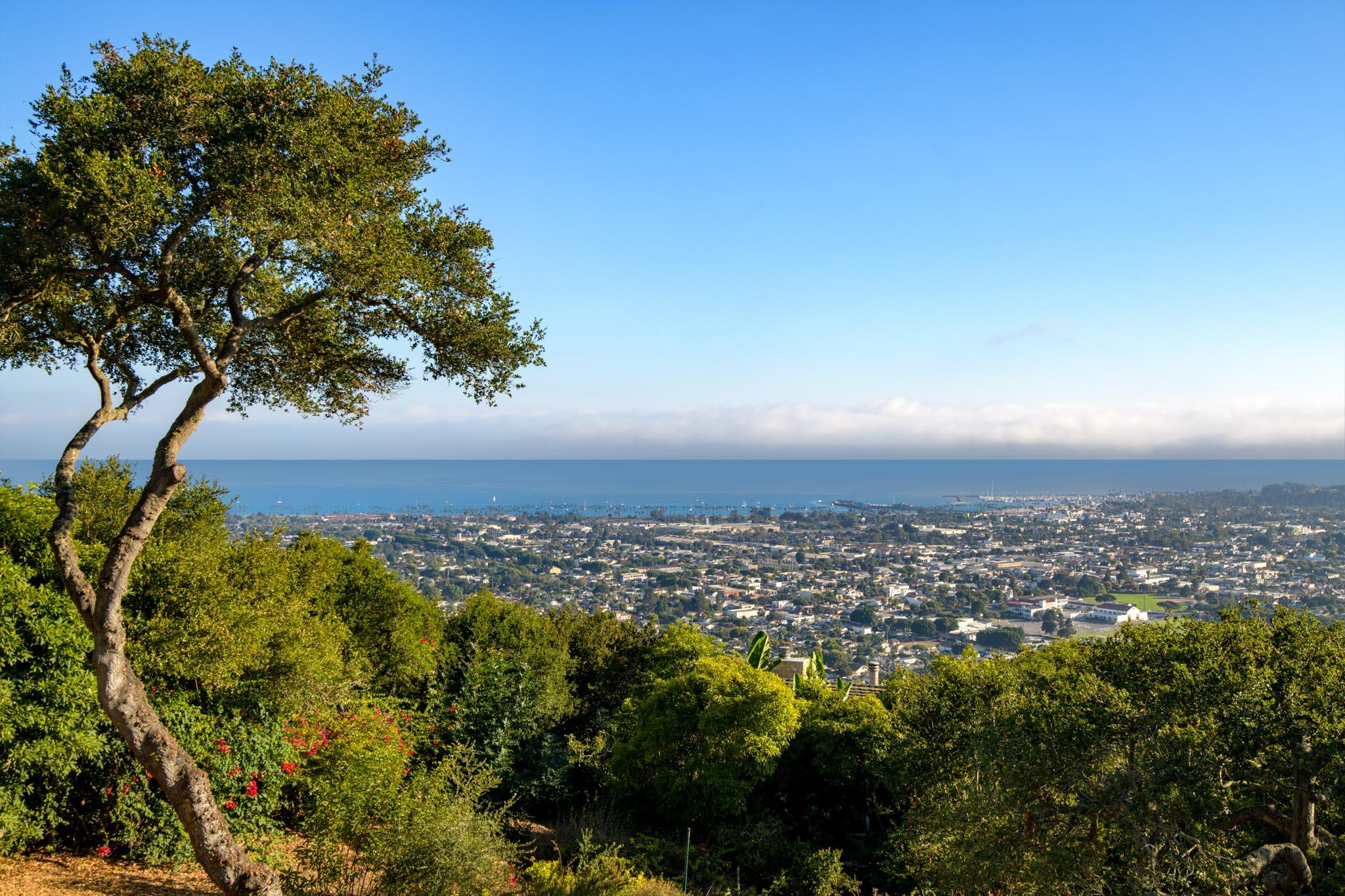 929 Arbolado Road Santa Barbara, CA 93103 - Photo 4 of 29 an aerial view of multiple house