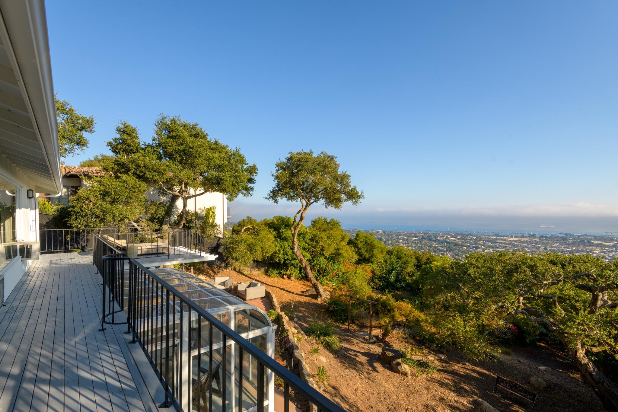 929 Arbolado Road Santa Barbara, CA 93103 - Photo 6 of 29 a view of a balcony with an outdoor space