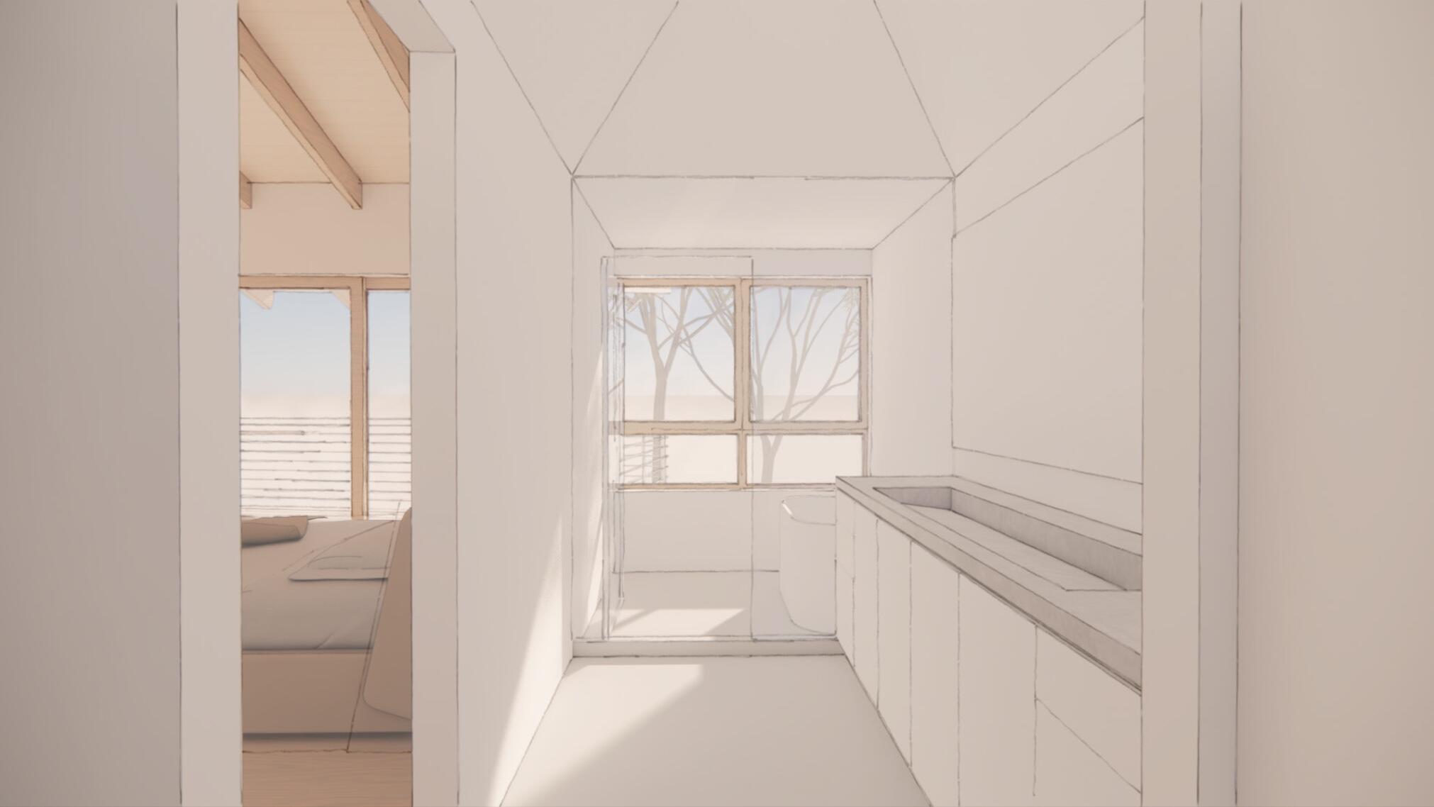 929 Arbolado Road Santa Barbara, CA 93103 - Photo 10 of 29 a view of an empty room and window