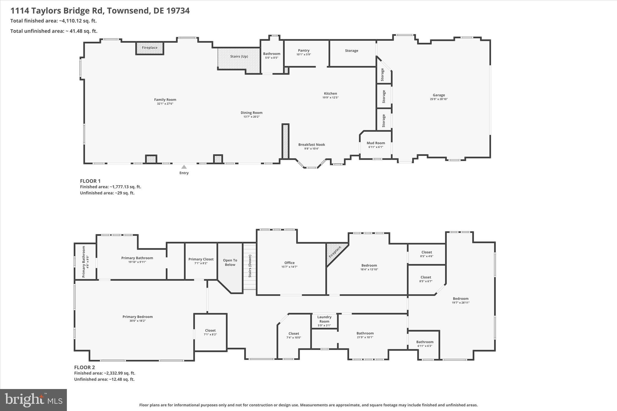 1114 Taylors Bridge Road Townsend, DE 19734 - Photo 76 of 77 a picture of floor plan