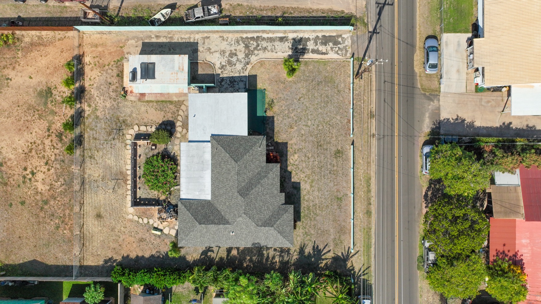 7976 Elepaio Road Kekaha, HI 96752 - Photo 20 of 30 aerial view of a house with a yard