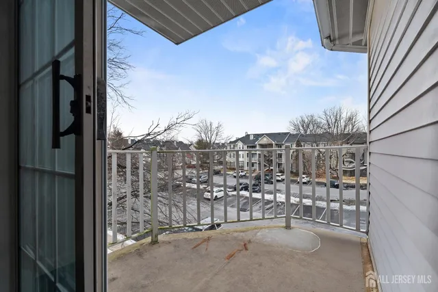 a view of balcony with city view