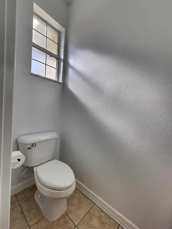 a bathroom with a toilet