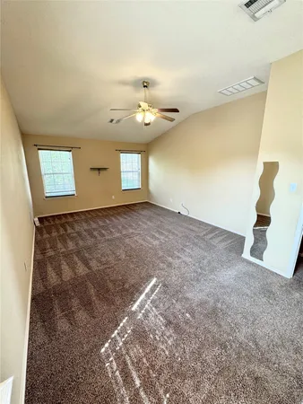 a view of a room with natural light
