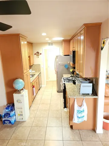 a potted plant sitting in front of a house