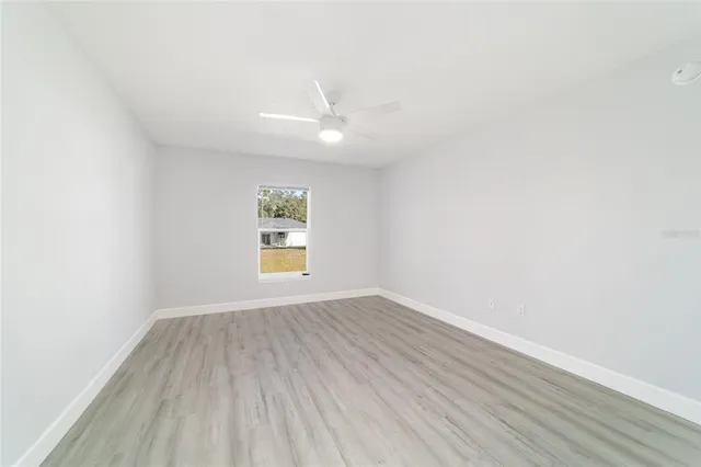 a view of a swimming pool with an outdoor space