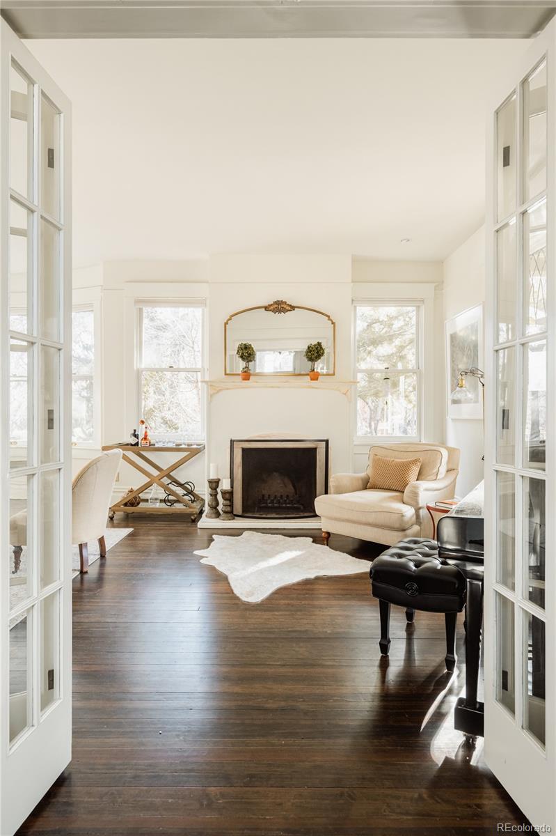 870 12th Street Boulder, CO 80302 - Photo 6 of 34 a living room with furniture and a fireplace