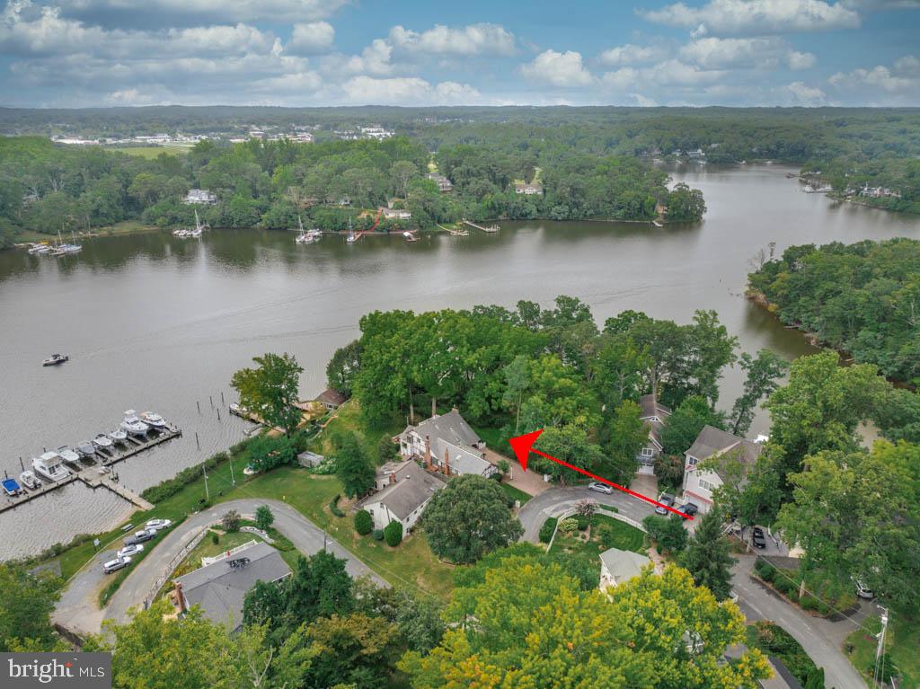 4002 Tudor Hall Road Riva, MD 21140 - Photo 10 of 75 an aerial view of a houses with outdoor space