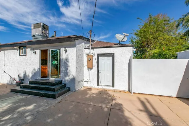 a view of outdoor space and deck