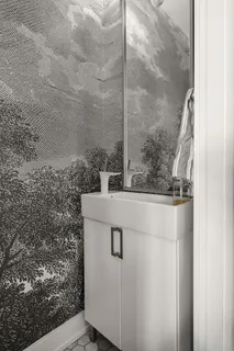 a bathroom with double vanity sinks double vanity tub and a mirror