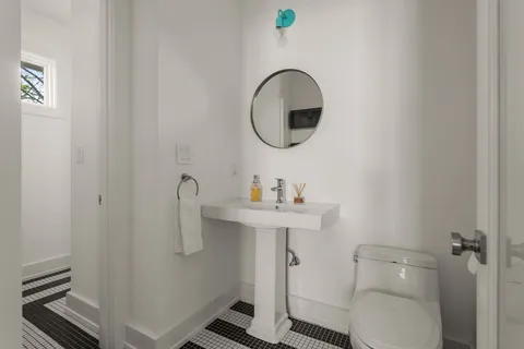 a view of a porch with furniture