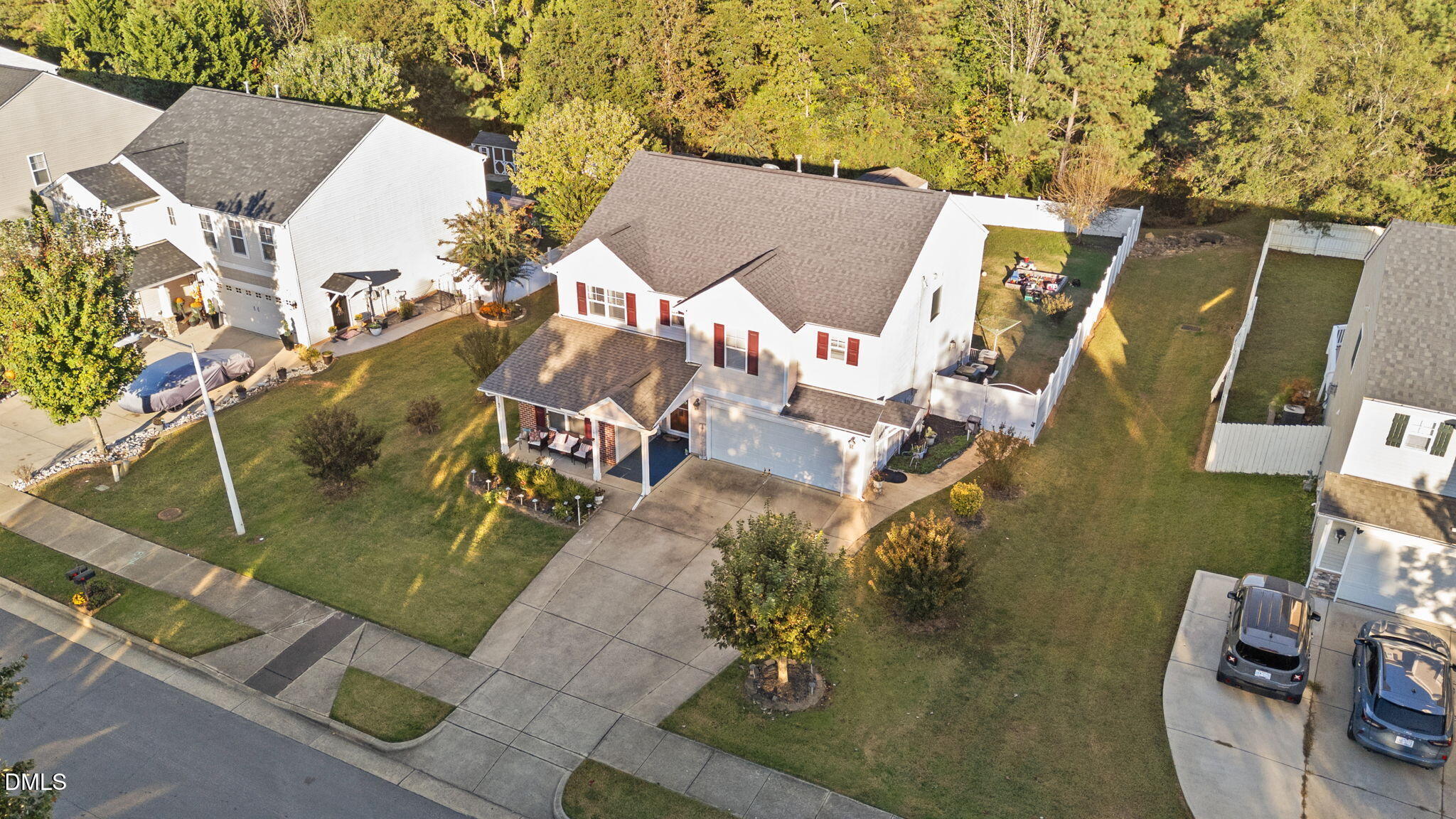 135 Oakton Ridge Place Garner, NC 27529 - Photo 38 of 40 an aerial view of a house