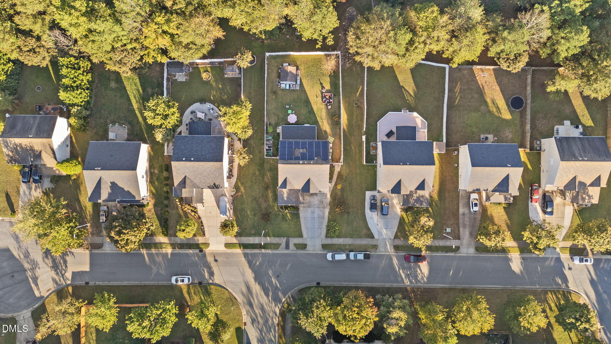 135 Oakton Ridge Place Garner, NC 27529 - Photo 39 of 40 an aerial view of residential house with outdoor space and swimming pool