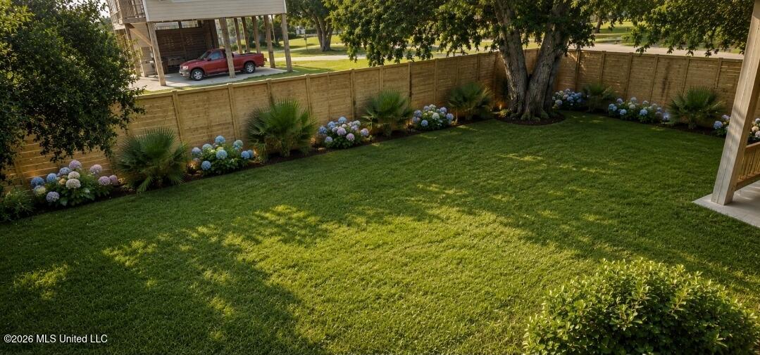 100 Pitcher Point Long Beach, MS 39560 - Photo 5 of 27 Fenced Yard Rendering