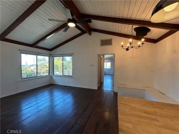 wooden floor in an empty room