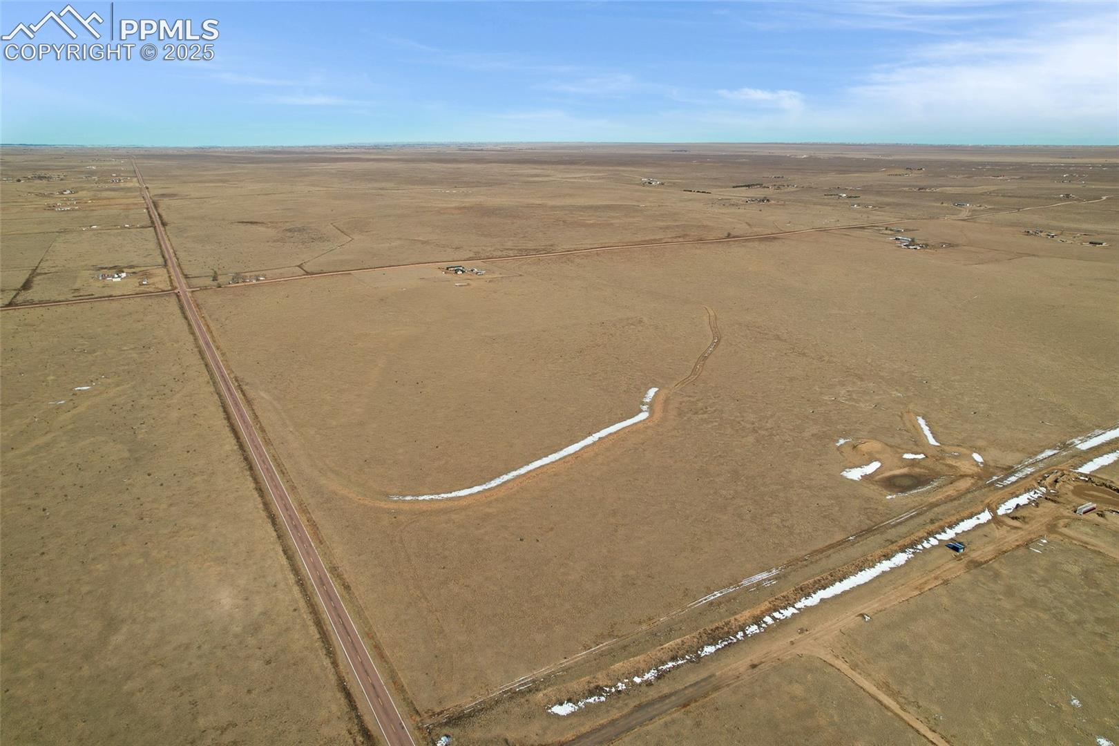 Tract A Powers Road Colorado Springs, CO 80928 - Photo 1 of 1 Birds eye view of property with a rural view