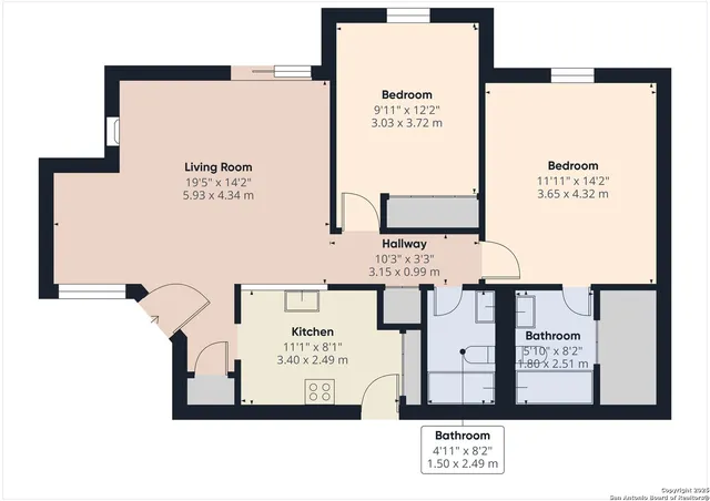 a picture of a book and a bed