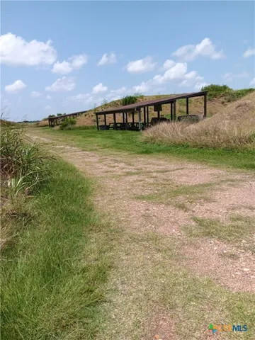 a view of building with ocean view