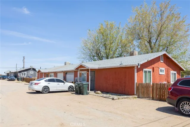 a car parked in front of a house