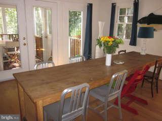 7403 Denton Road Bethesda, MD 20814 - Photo 7 of 25 a dining room with furniture and wooden floor