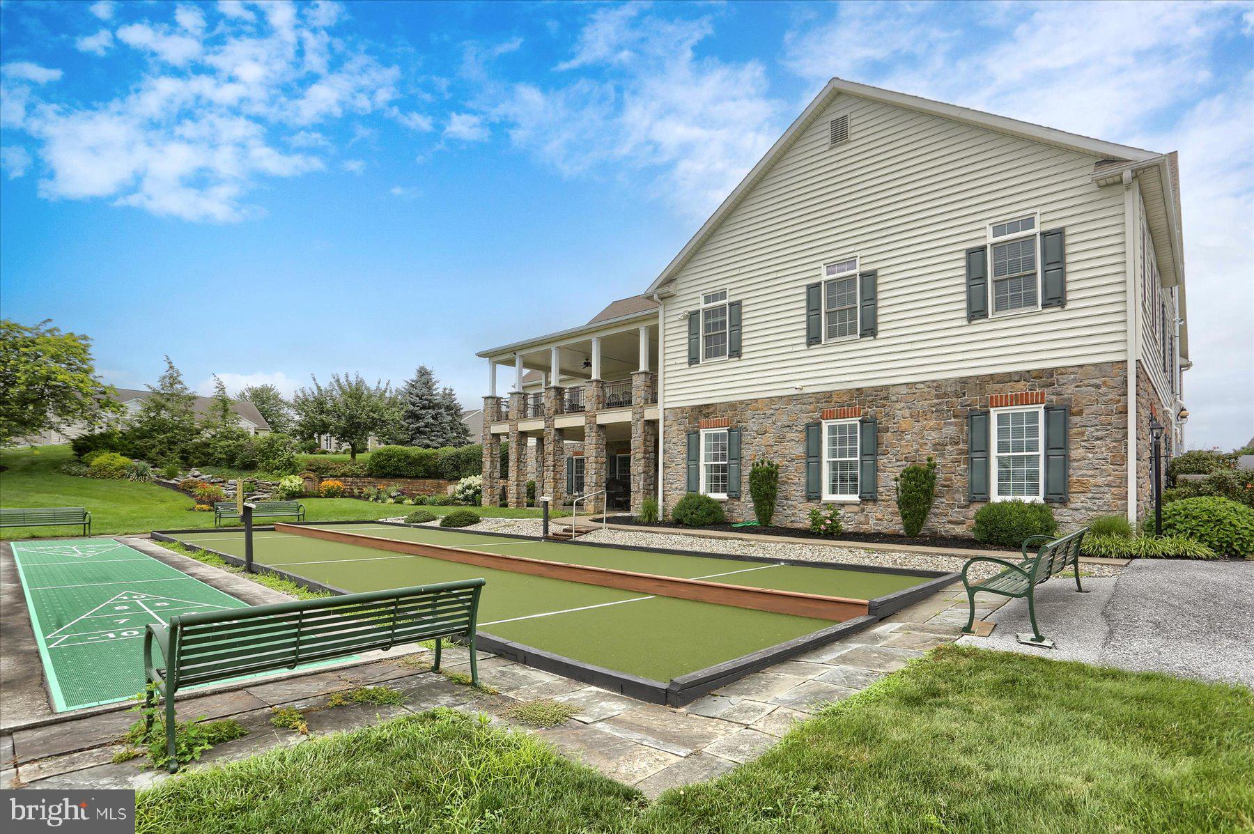 802 Heather Ridge Manheim, PA 17545 - Photo 40 of 41 a swimming pool with outdoor seating and yard
