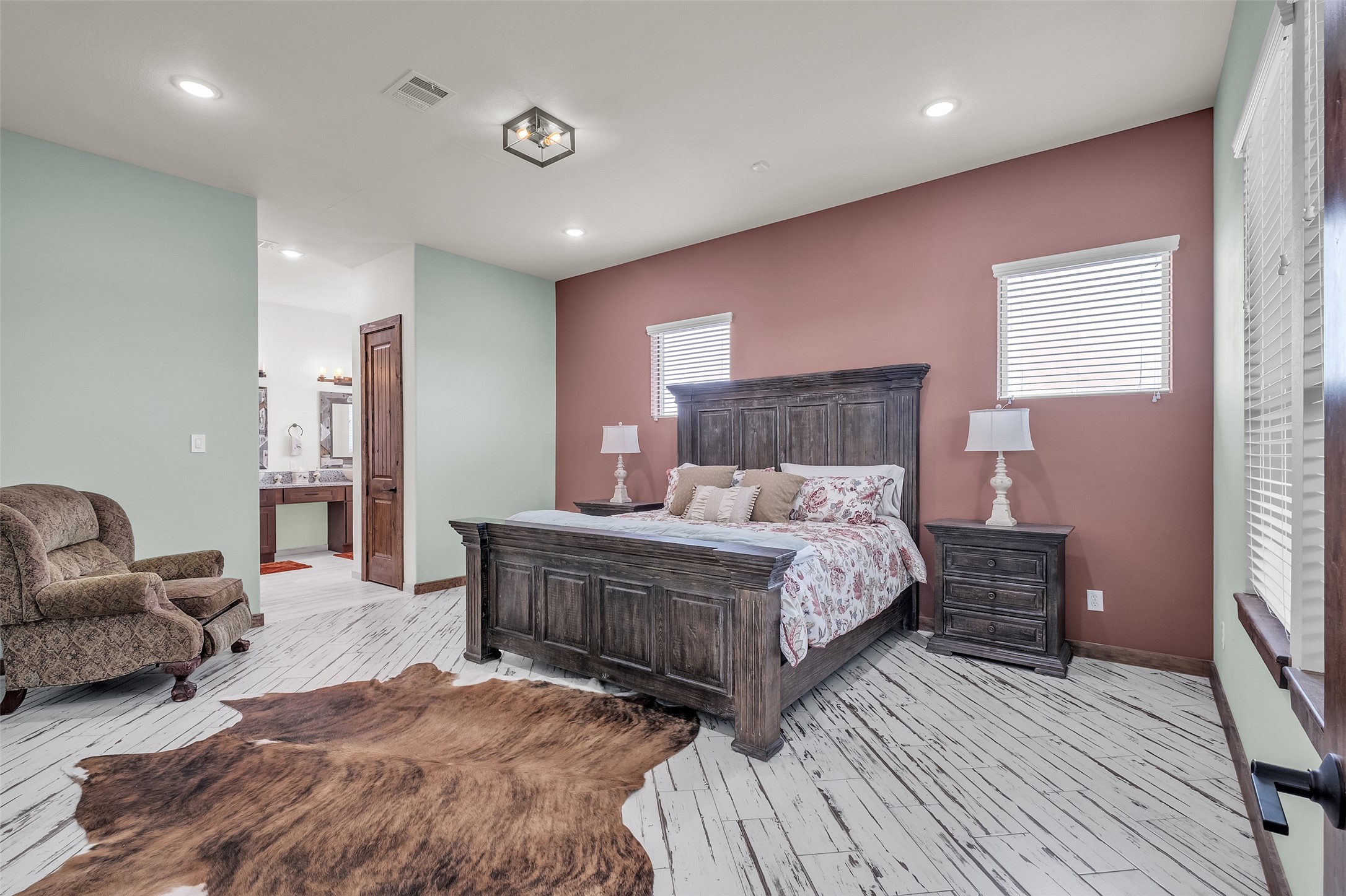 1048 11th Street Columbus, TX 78934 - Photo 29 of 48 a bedroom with a bed and furniture