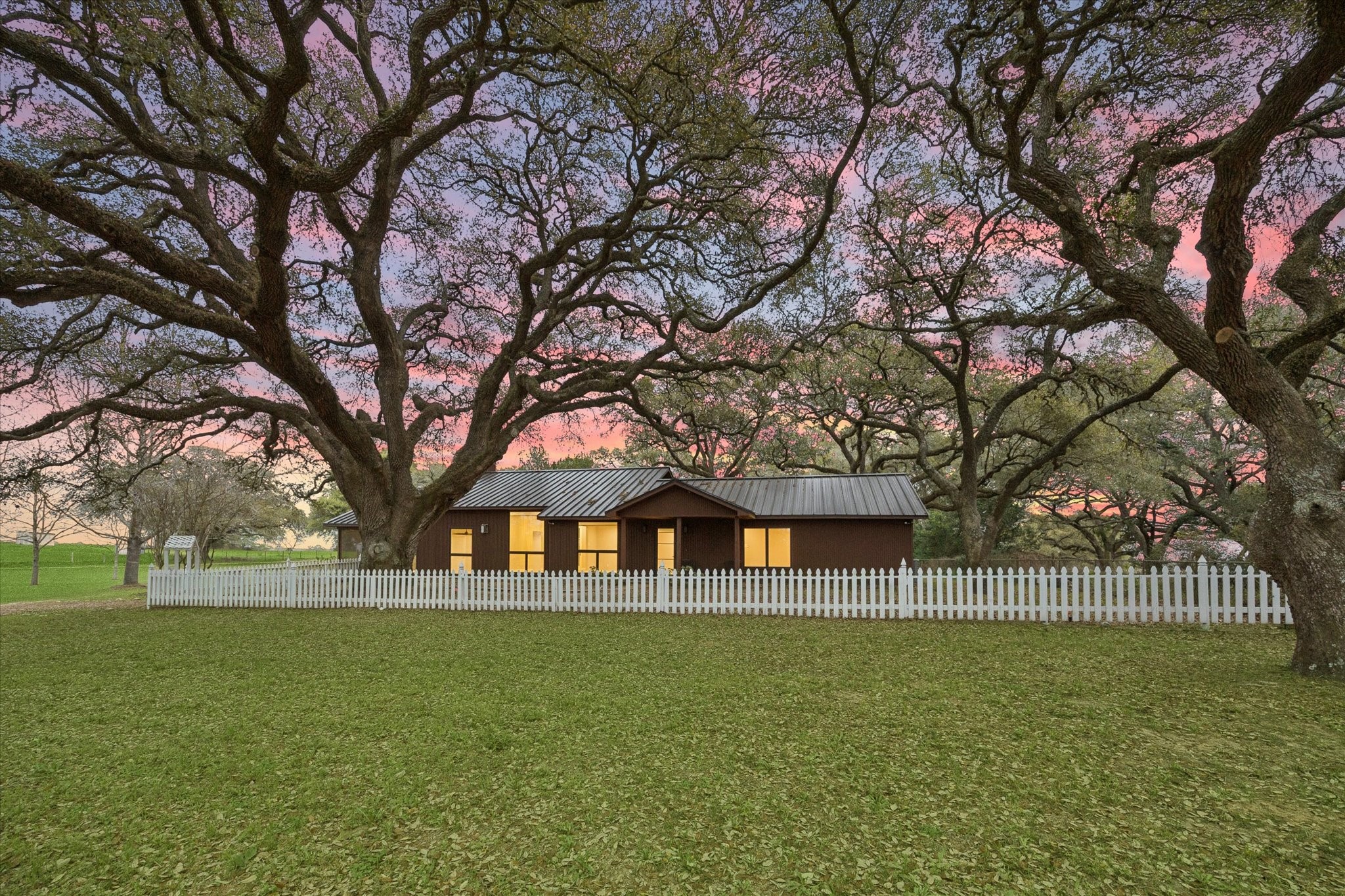 a house view with outdoor space