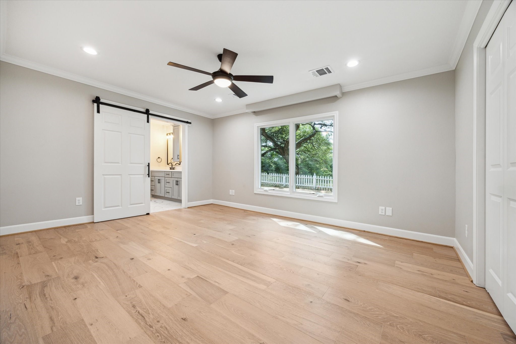 3834 Farm To Market Road 949 Cat Spring, TX 78933 - Photo 30 of 50 a view of an empty room with a window