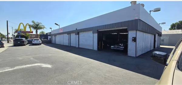 a view of a car garage