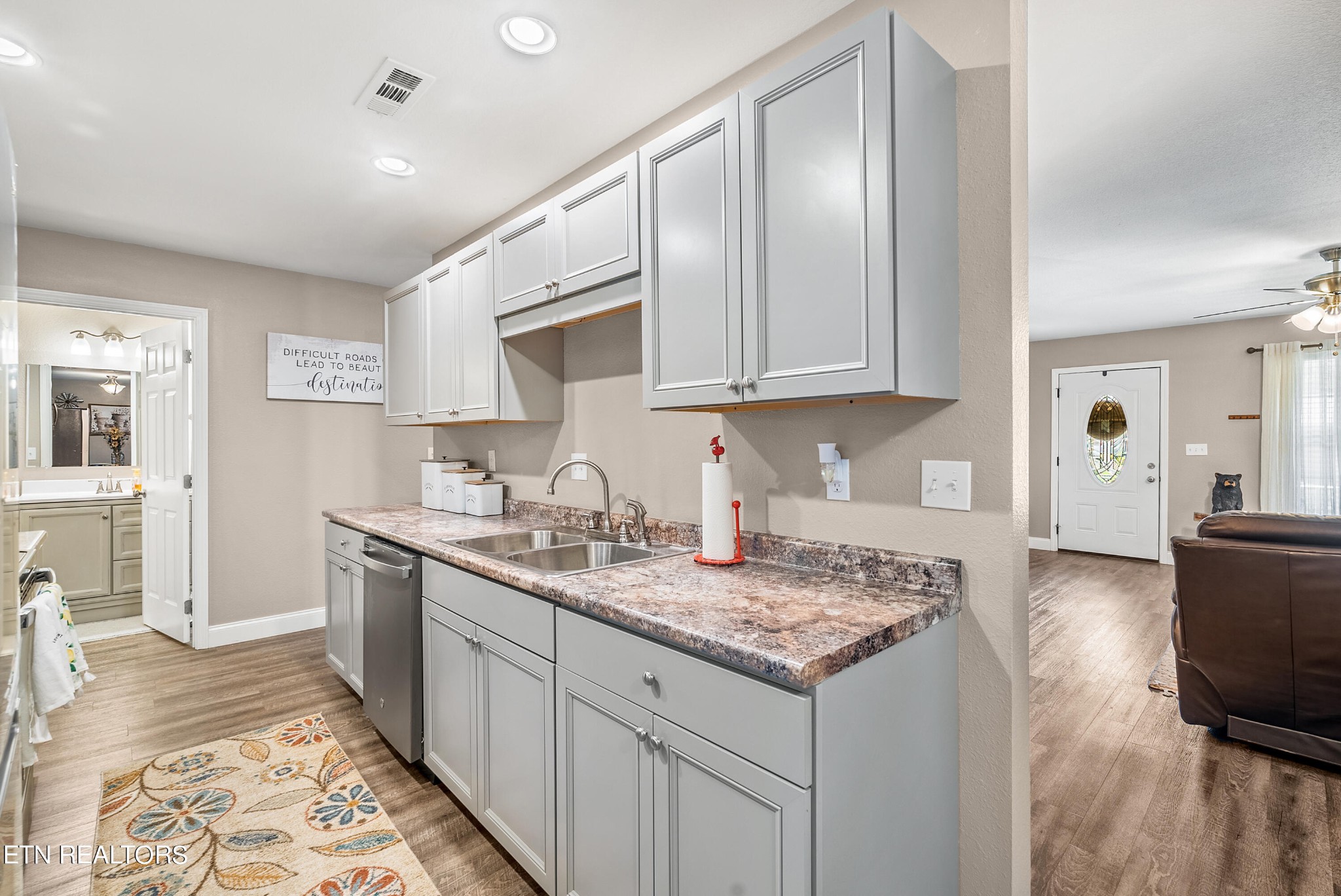 314 Two View Road Sevierville, TN 37863 - Photo 11 of 31 a kitchen with a sink and cabinets