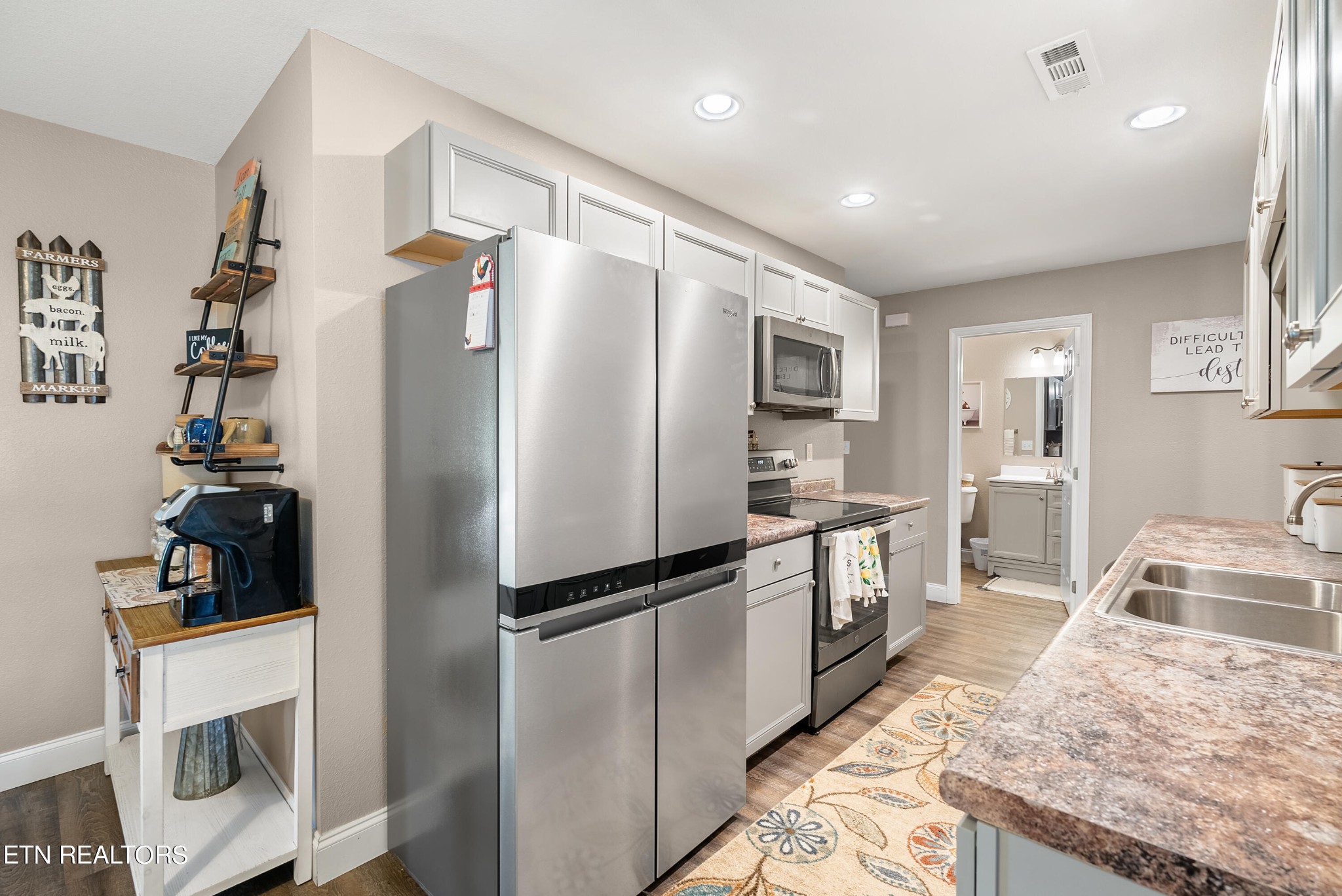 314 Two View Road Sevierville, TN 37863 - Photo 12 of 31 a kitchen with a refrigerator sink and cabinets