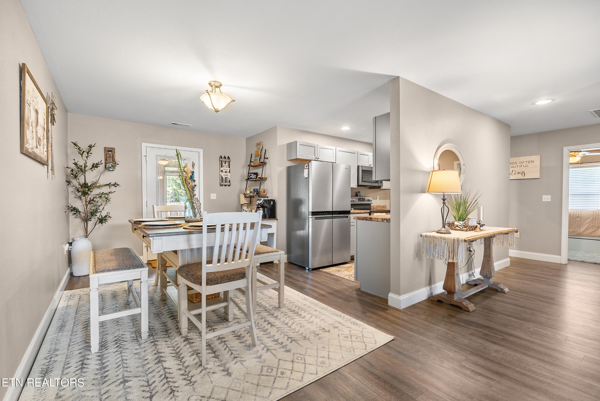 314 Two View Road Sevierville, TN 37863 - Photo 9 of 31 a dining room with furniture and wooden floor