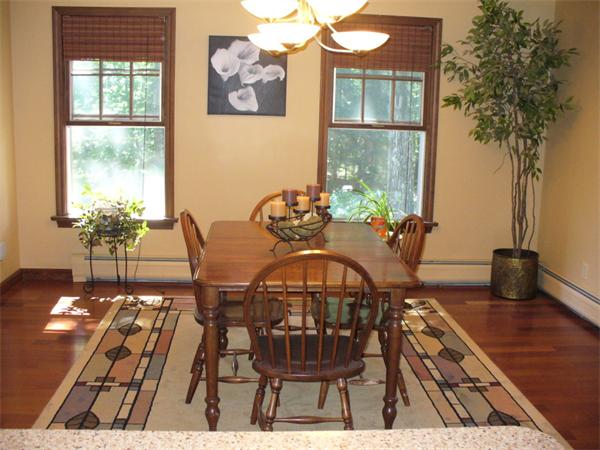 180 Reservoir Road Westhampton, MA 01027 - Photo 18 of 28 a view of a dining room with furniture window and wooden floor