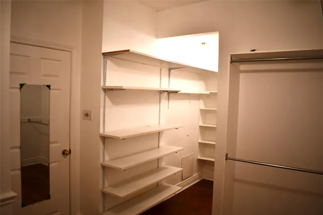a view of walk in closet