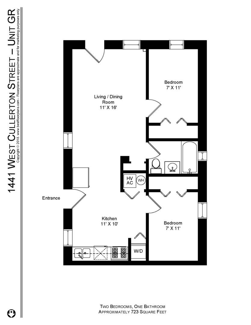 1441 West Cullerton Street, Unit GR Chicago, IL 60608 - Photo 12 of 12