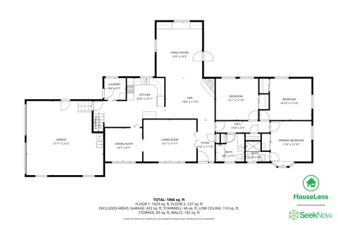 a picture of a bench in a room