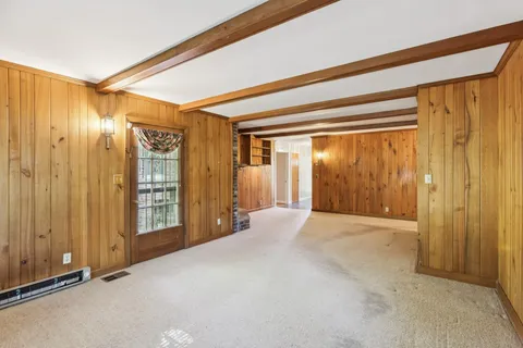 a view of an front door