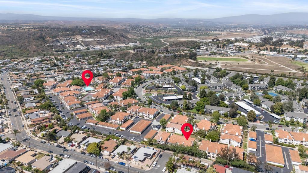 415 Stoney Point Way, Unit 106 Oceanside, CA 92058 - Photo 35 of 35 an aerial view of residential houses with city view