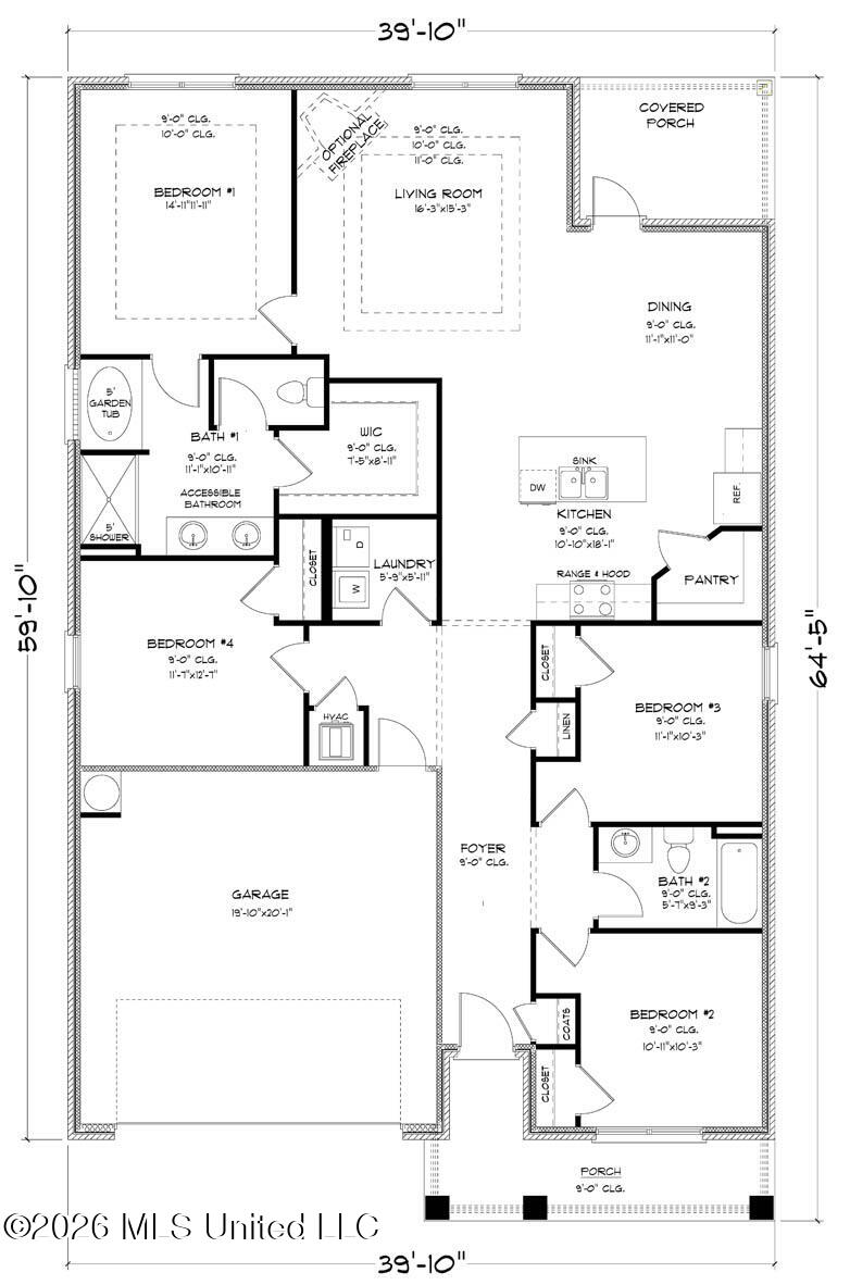 14172 Tern Boulevard Biloxi, MS 39532 - Photo 25 of 25 RHETT E FE FLOOR PLAN