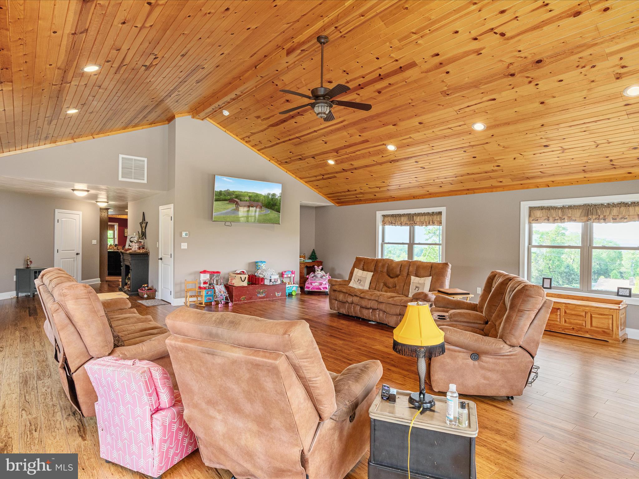 1996 Buck Mountain Road Bentonville, VA 22610 - Photo 17 of 61 a living room with furniture and wooden floor