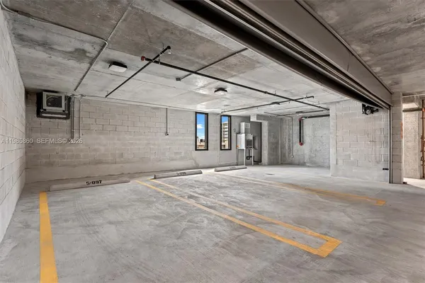 a view of balcony with furniture
