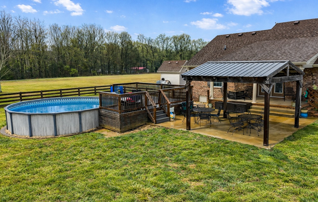 223 Rich Road Unionville, TN 37180 - Photo 27 of 31 a view of a house with backyard and sitting area