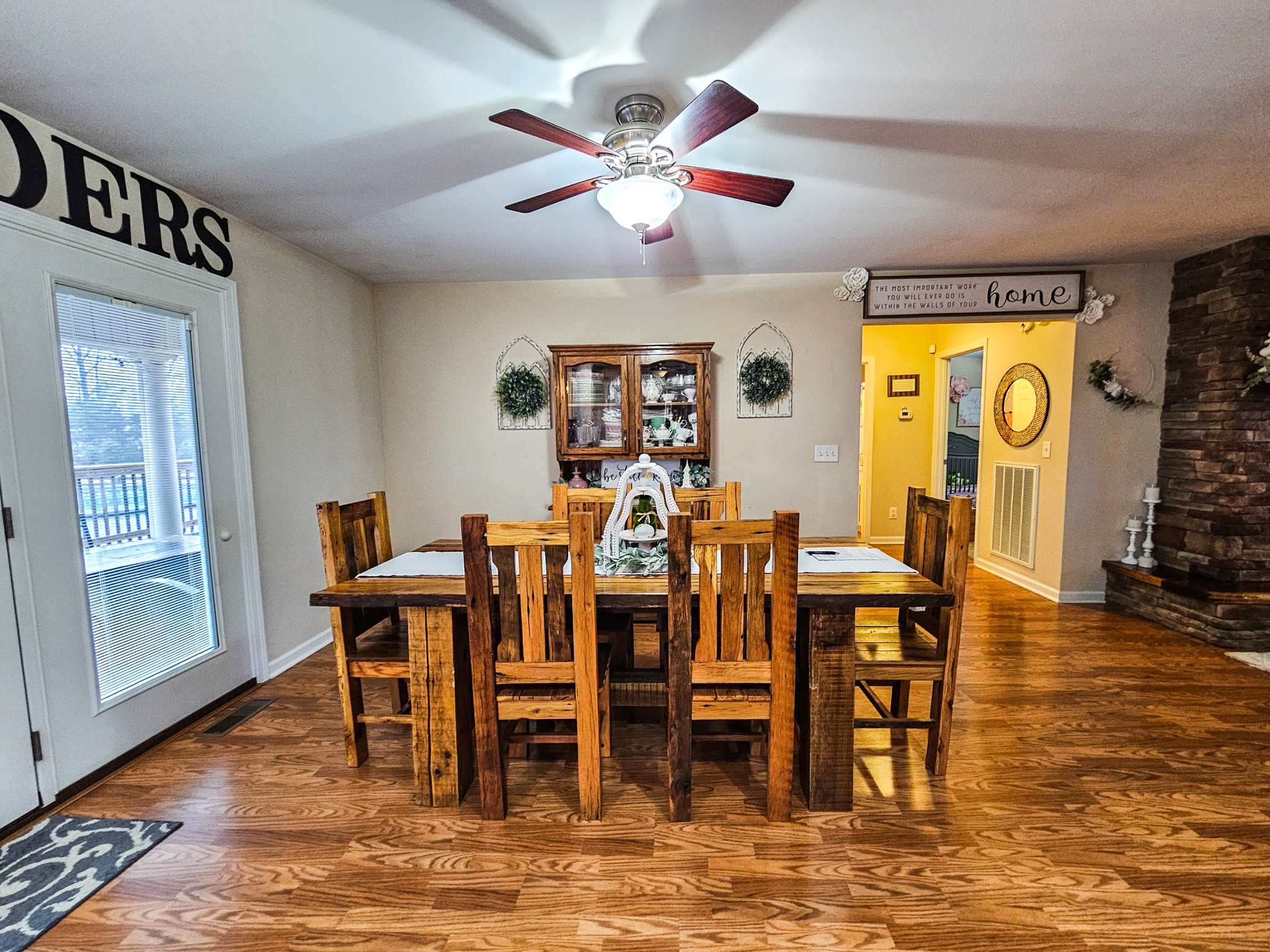 223 Rich Road Unionville, TN 37180 - Photo 8 of 31 a view of a dining room with furniture and wooden floor