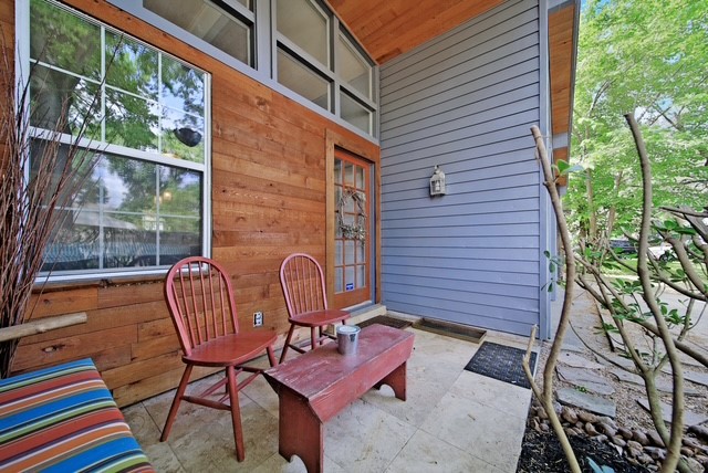 7031 Triola Lane Houston, TX 77074 - Photo 3 of 12 a outdoor seating area with furniture and garden view