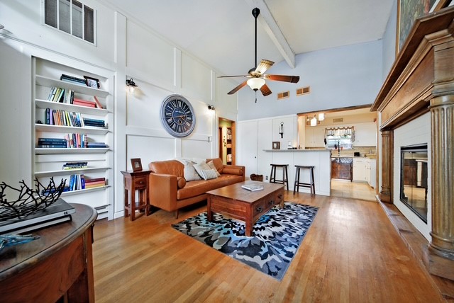 7031 Triola Lane Houston, TX 77074 - Photo 4 of 12 a living room with furniture fireplace and flat screen tv