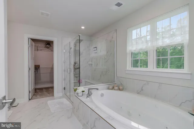 a view of a walk in closet