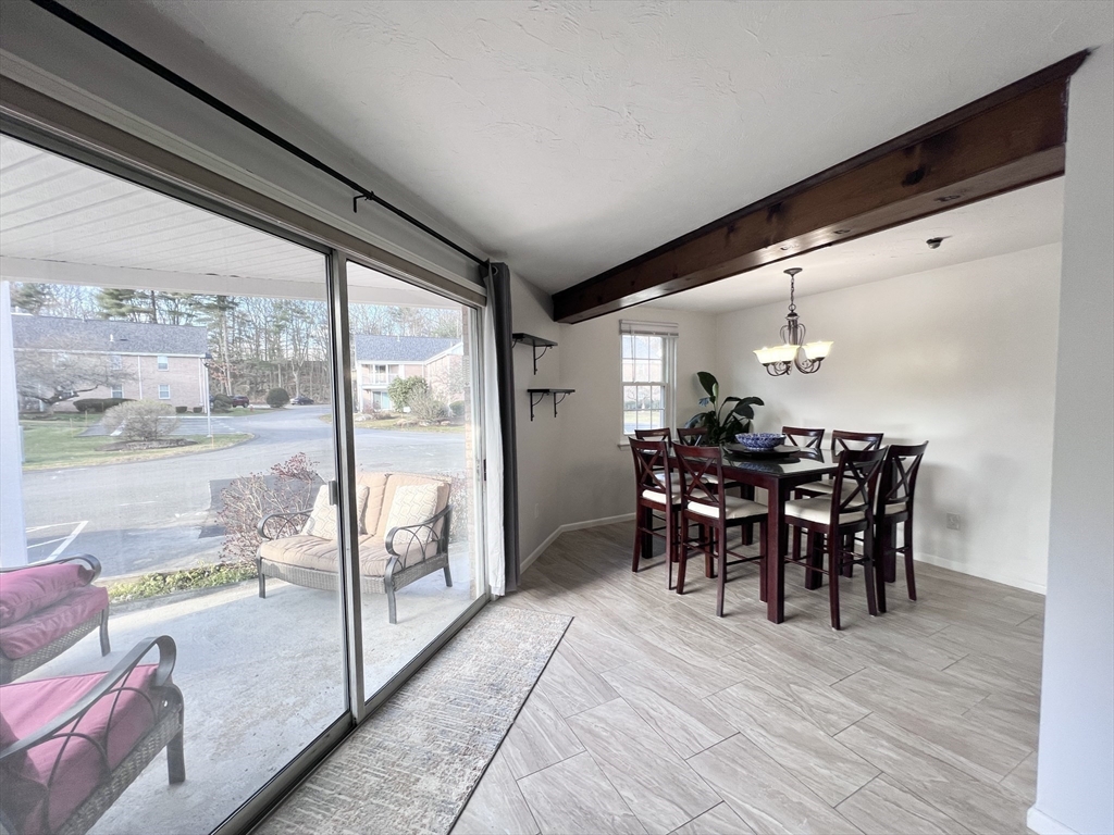 39 Christopher Drive, Unit B Stoughton, MA 02072 - Photo 13 of 38 a view of a dining room with furniture window and wooden floor