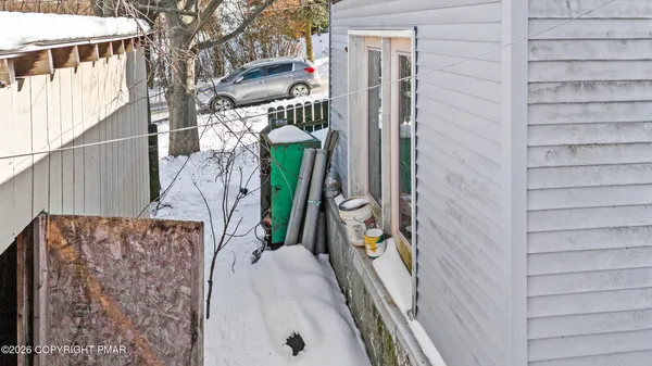 a view of storage and utility room