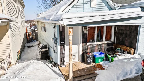 a view of a building with a balcony